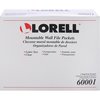 Lorell Wall File Pockets 14.8" Height x 13.1" Width x 4.3" Depth Clear, PK3 60001